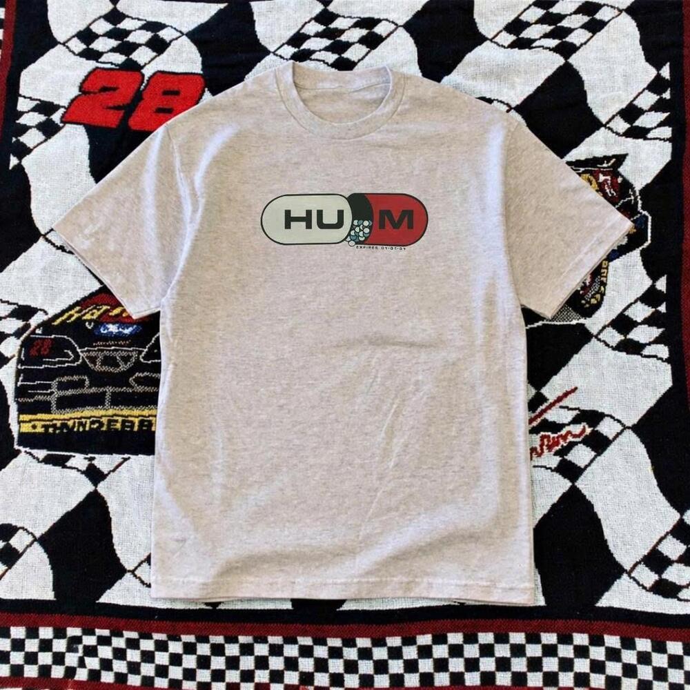 Grey Style Hum Motorsports T Shirt Streetwear